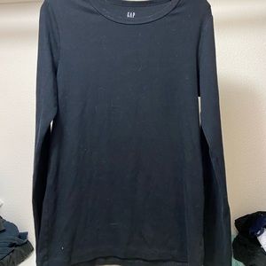 GAP Black Scoop Neck Top